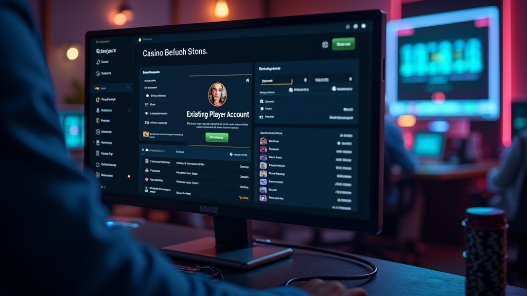 Kontobereich mit Hinweis auf einen No-Deposit-Bonus für Bestandskunden